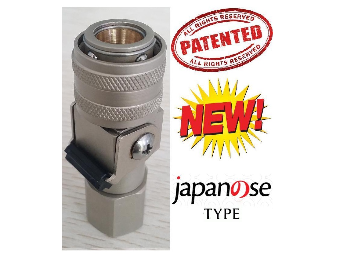 High Flow Air Safety Quick Coupler (Japanese Type)  